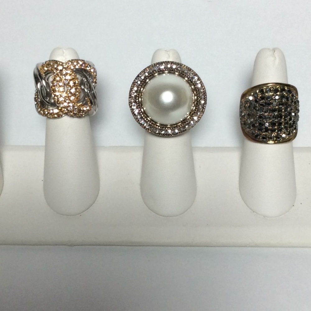 Silver & Gold Ring Trio